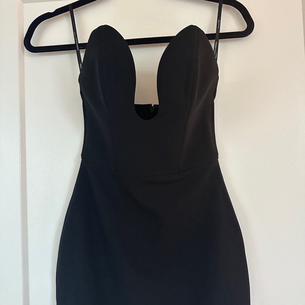 Solace London Black Bodycon Cocktail Dress - Picture 3 of 4
